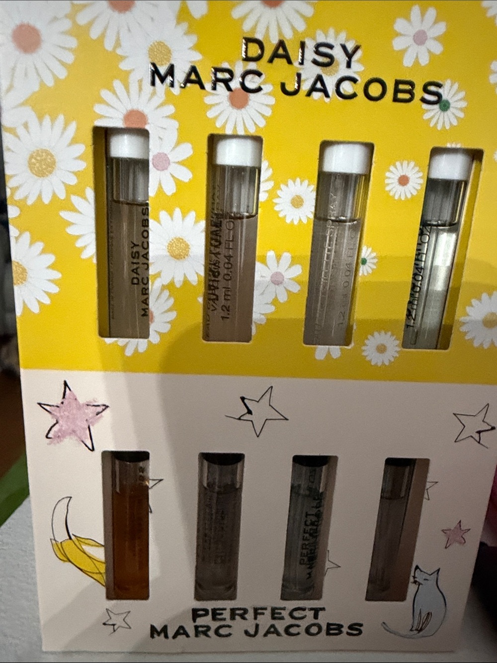 Marc Jacobs Daisy & Perfect Sample Vial Set - Yellow & White